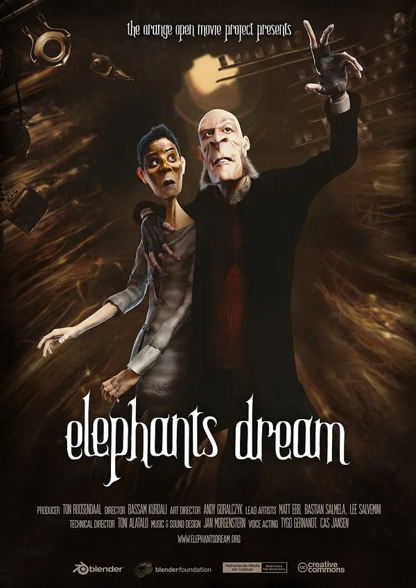 Elephants Dream — licensed film poster
