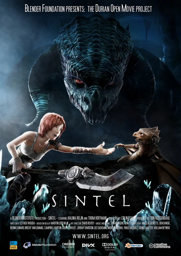 Sintel — licensed film poster